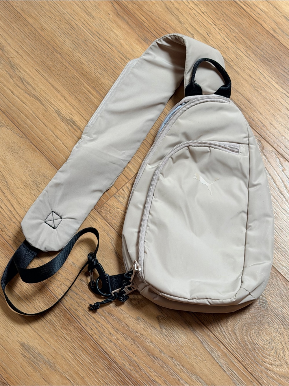 Puma -Beige Sling Bag with Strap